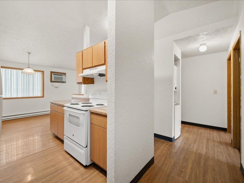 Entry and kitchen/hallway, unit style 2B